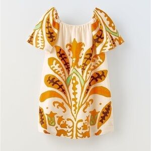 Zara Linen Blend Dress